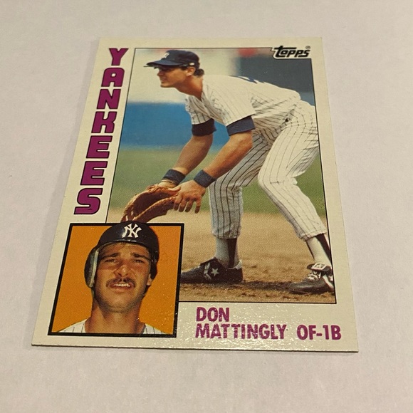 Don Mattingly Rookie Card 1984 Topps Baseball Card - Picture 3 of 3